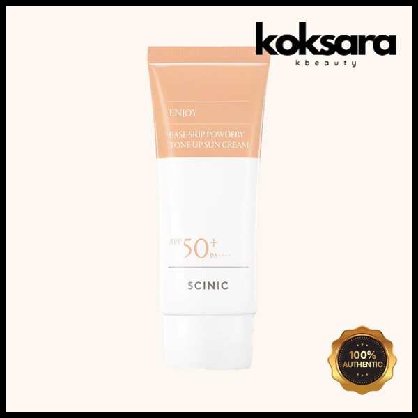 Scinic Enjoy Base-Skip Powdery Tone-Up Sun Cream 60g