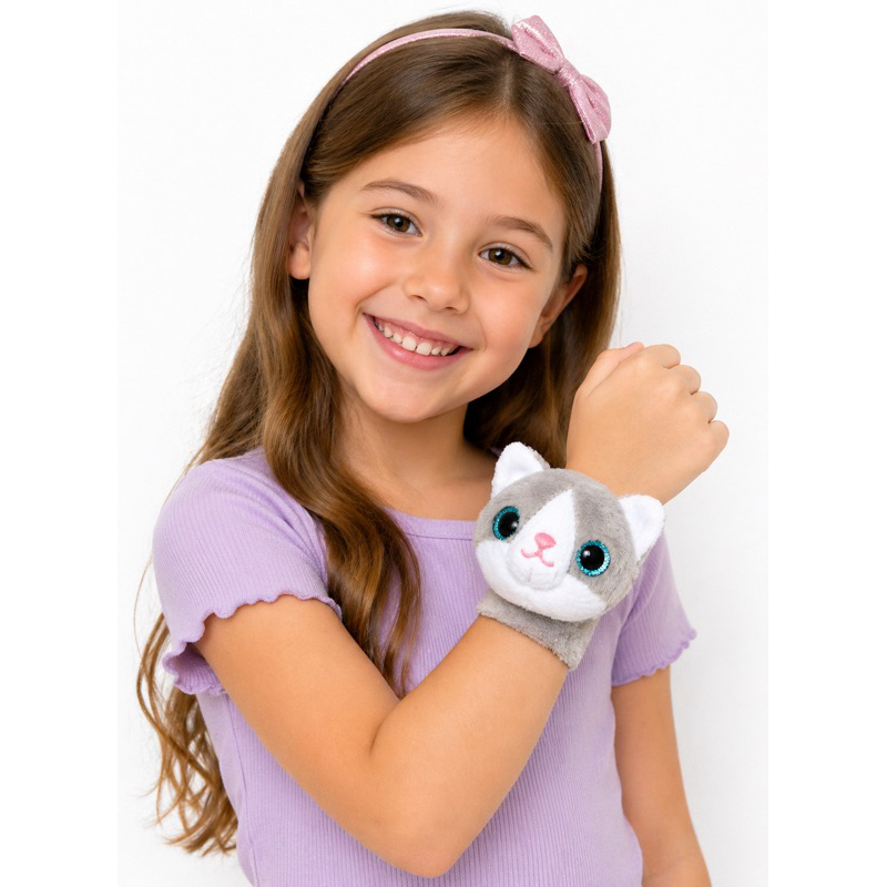 👉 Shoulder Plush Pet  com Ímã Pulseira de Pelúcia Infantil Brinquedo Fofo Interativo