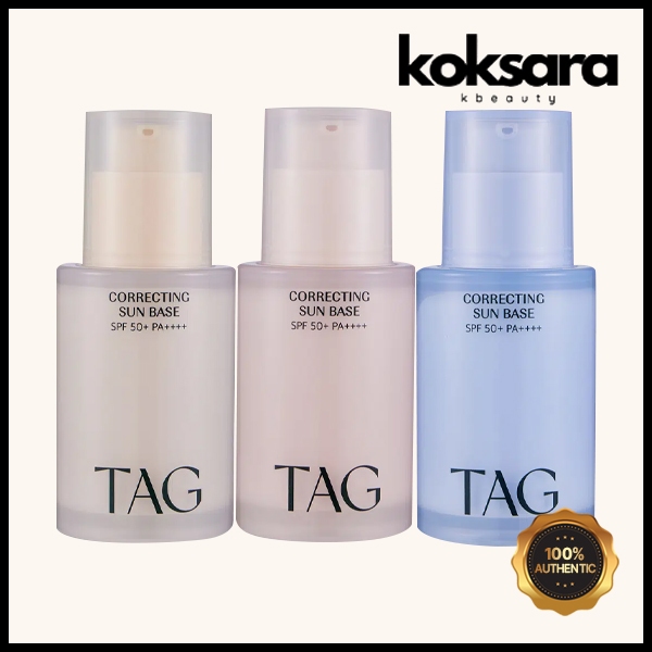 TAG Correcting Sun Base 3 Colors 32ml (Glim Ivory / Soft Pink / Veil Champagne)