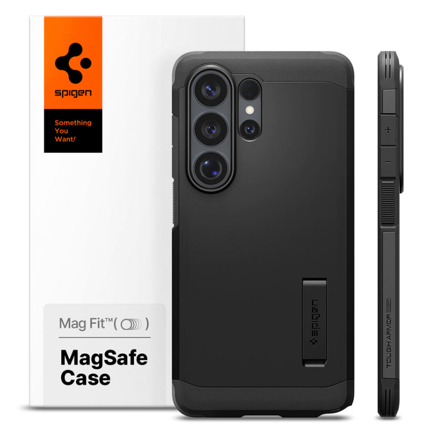 Spigen-Capa Magnética De Armadura Resistente Para galaxy s26 s25 s24 plus ultra/