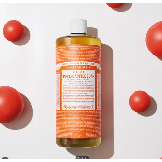 Dr . Sabonete Puro Castela Bronner 950ml [Selecione 1 De 12] | Líquido Orgânico Multifuncional Para Rosto E Corpo , Limp