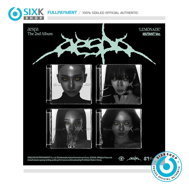 SIXKSHOP✨AESPA 2nd Full Album [LEMONADE] (MUTANT ver)