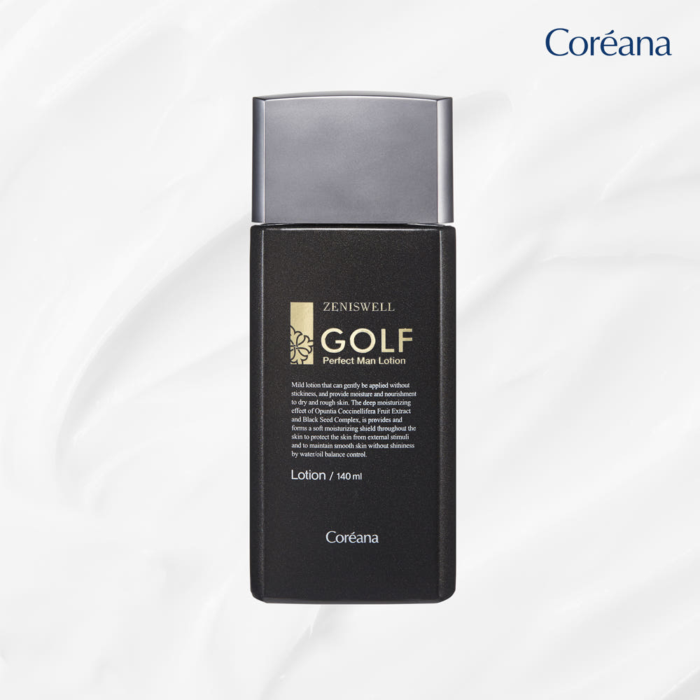 Coreana Zeniswell Golf Perfect Man All In One Loção 140ml Hidratante Masculino Controle De Óleo Coreano Homens Cuidados