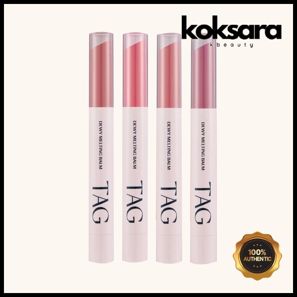 TAG Dewy Melting Balm 4 Colors 2.8g (Coral Fizz / Rose Tea / Fig / Dear Rosa)