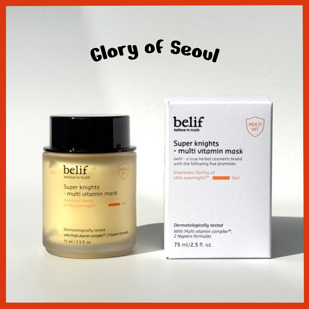 BELIF Super Knights Multi Vitamin Mask 75mL em Oferta na Shopee