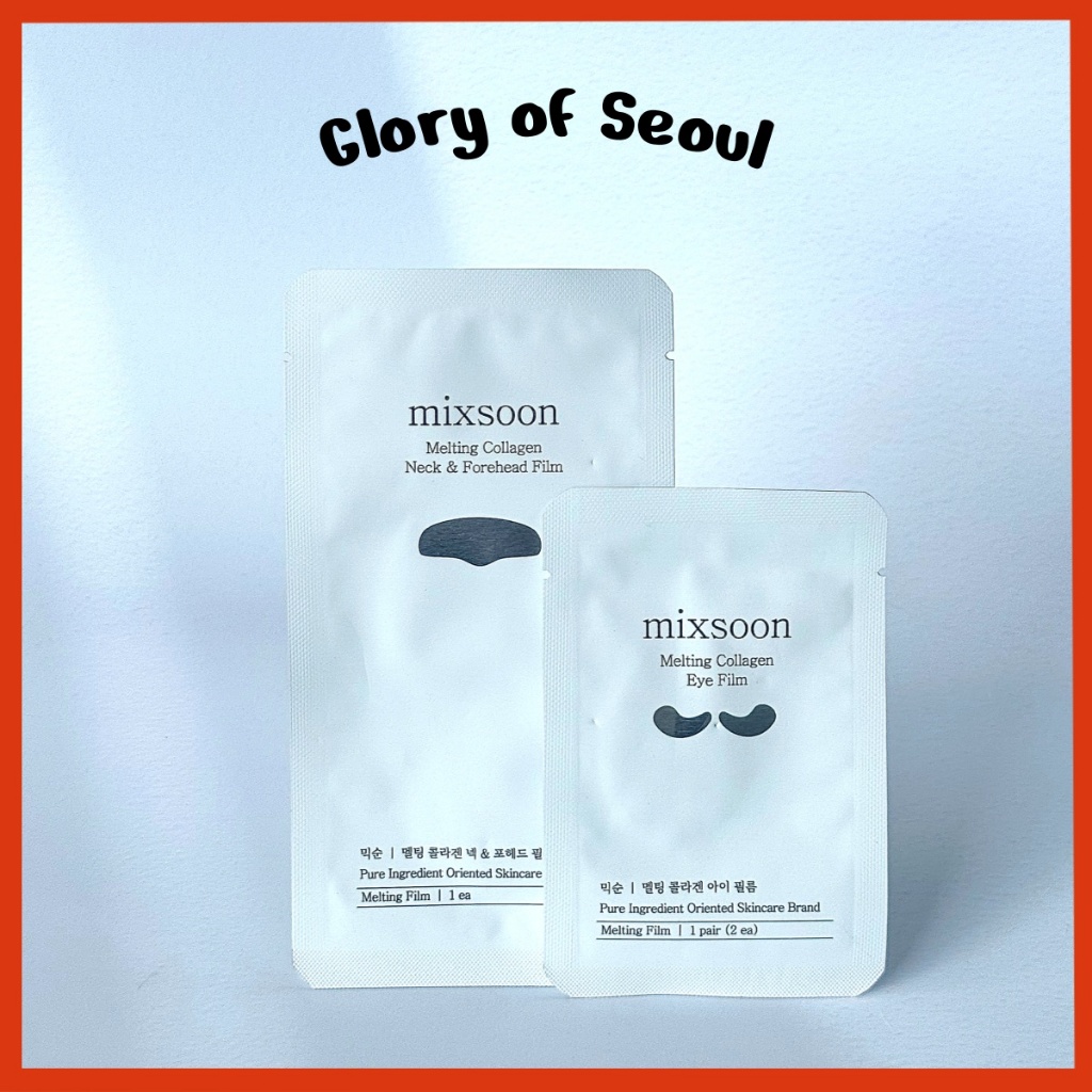 MIXSOON Melting Collagen Film (2 Options) │ Neck & Forehead (1EA) / Eye (1Pair) em Oferta na Shopee