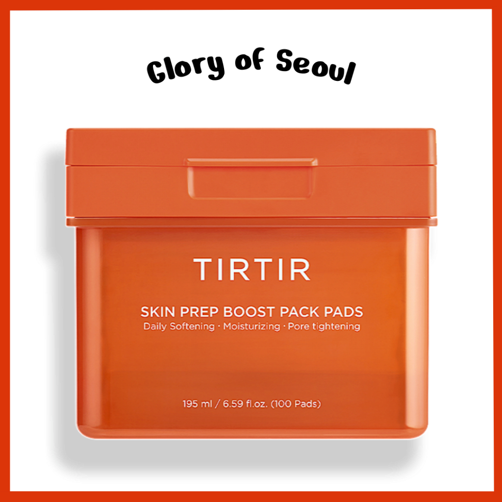 [NEW] TIRTIR Skin Prep Boost Pack Pads 100Pads, 195ml │ Daily Softening · Moisturizing · Pore Tightening em Oferta na Shopee