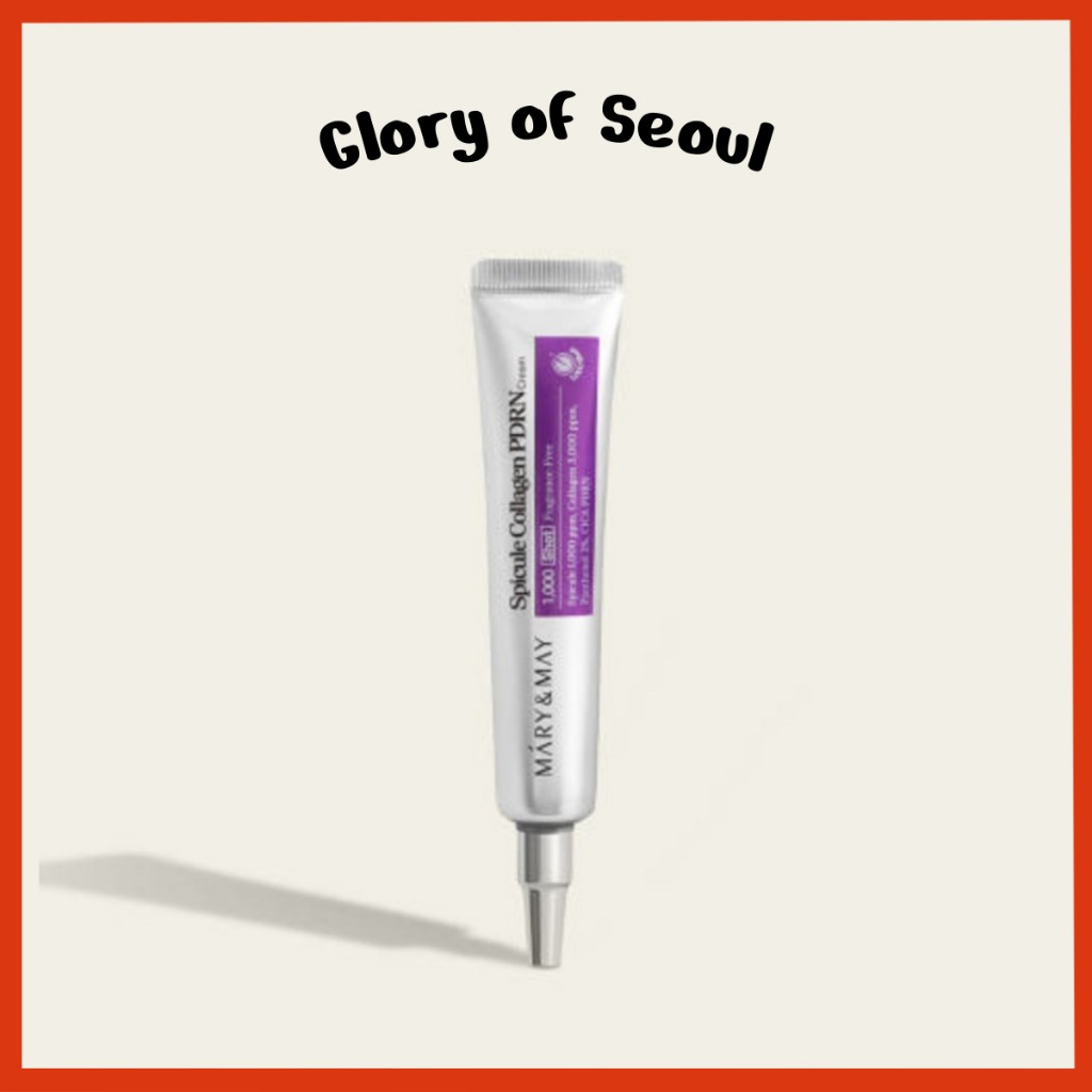 [Novo] Creme PDRN De Colágeno Mary & May Spicule , 15g em Oferta na Shopee