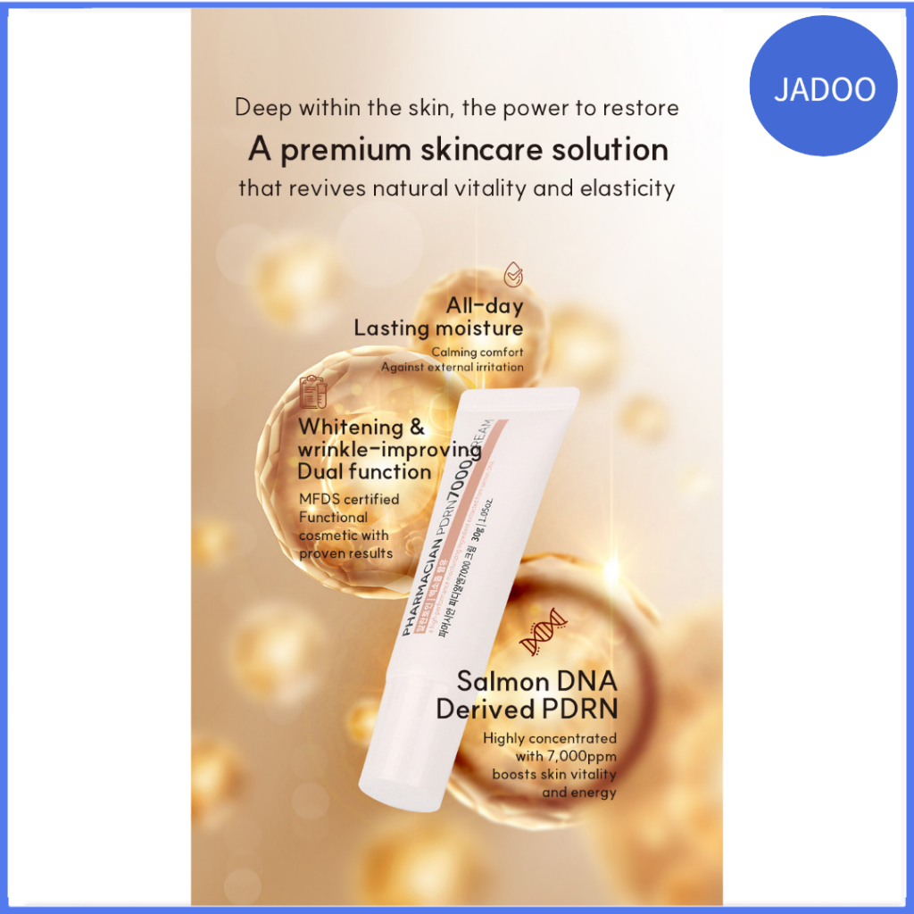 [Farmacian] Creme PDRN 7000 (30g) Cuidados Com A Pele Da Farmácia Coreana