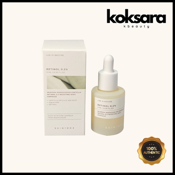 SKIN1004 Madagascar Centella Retinol 0.2 Boosting Shot Ampoule 9ml em Oferta na Shopee