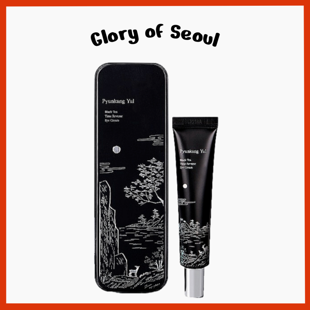 PYUNKANG YUL Black Tea Time Reverse Eye Cream 25ml Reduces Puffy Eyes, Fine Lines, Under Eye Bags, Face Moisturizer, Revitalizer| Korean Eye Skin Care