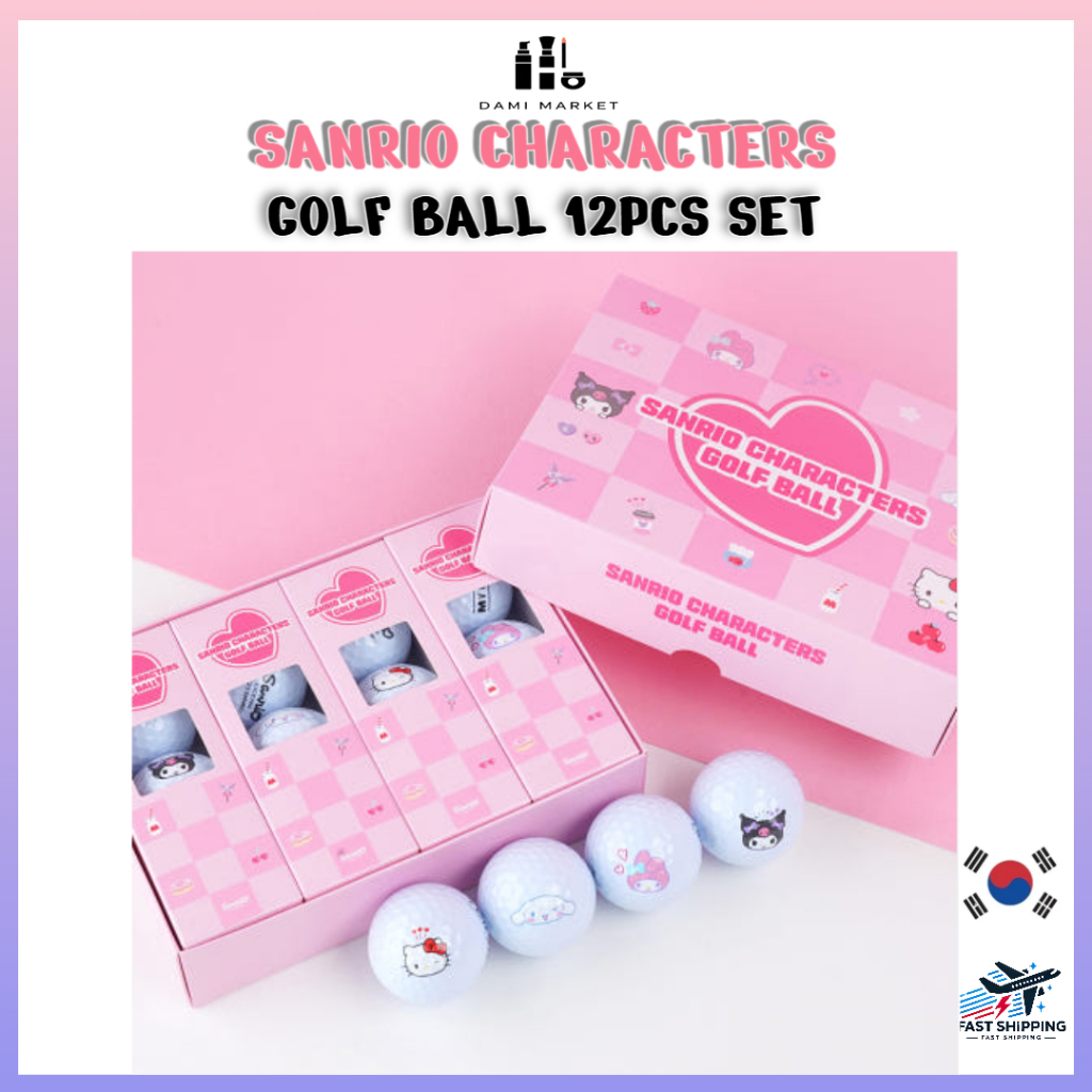 [Bola De Golfe Sanrio 3 Peças x 12 Unidades | Conjunto De Presente De Distância De Alta Resolução]