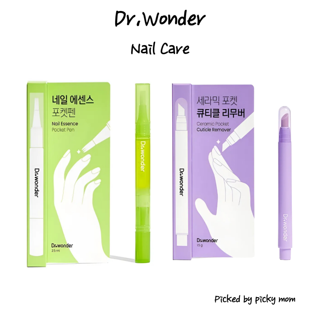 Dr.Wonder Pocket Nail Care Seriesஐ1 Caneta Removedora De Cutícula De Cerâmica (1.5g) De Bolso Com 2 Essências Para Unhas