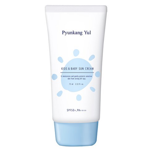 ???? [Produto Coreano] Pyunkang Yul Kids & Baby Moisture Sun Cream Fps50 + PA + 75ml – Proteção UV Suave , Fabricado Na Co