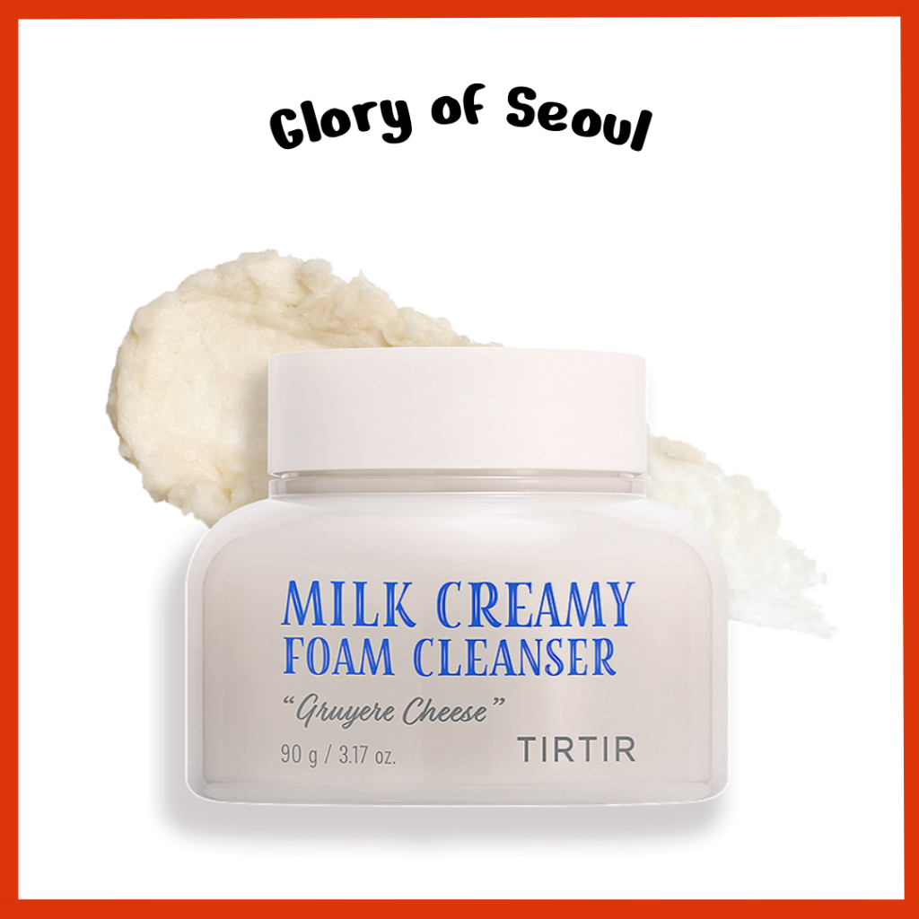 [NEW] TIRTIR Milk Creamy Foam Cleanser, 90g │ Gruyere Cheese Edition em Oferta na Shopee