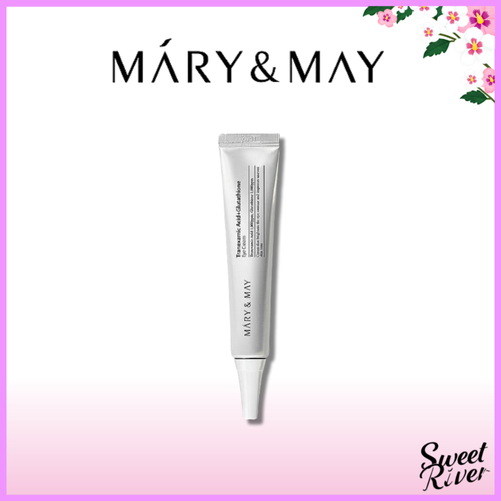 [MARY & MAY] Creme Para Olhos Com Ácido Tranexâmico + Glutationa 30g