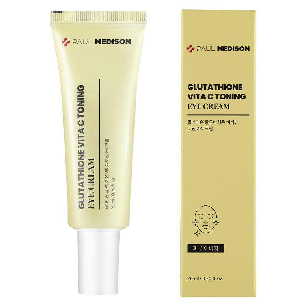 Paul Medison Glutationa E Vitamina C Creme Tonificante Para Olhos 20ml (Fabricado Na Coreia)