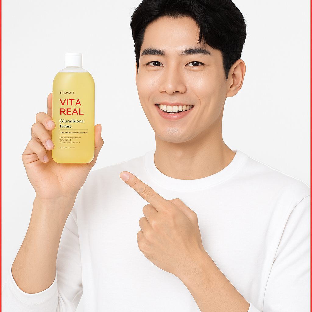 LumiVita Tônico Clareador Tonificante Brilhante 400ml | Cuidados Com Glutationa E Vitamina A Pele Coreanos A002