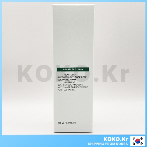 Espuma De Limpeza Profunda De Poros Heartleaf Quercetinol 150ml Com Brindes