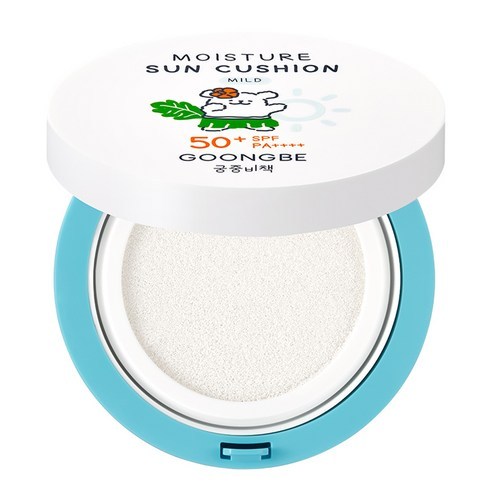 ???? [Produto Coreano] GOONGBE Moisture Baby Sun Cushion Suave Fps50 + PA + 14g – Proteção UV Para Bebês E Crianças