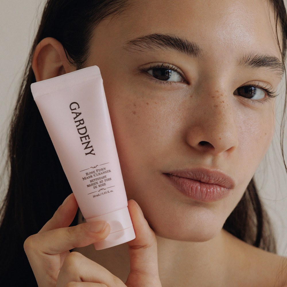 GARDENY Rose PDRN Mask Cleanser 30ml Máscara Limpadora Pack-to-Foam Rosa PDRN Limpeza Profunda Hidratante