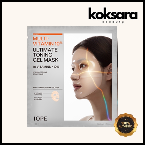 IOPE Multivitamin 10% Ultimate Toning Gel Mask 1 Sheet