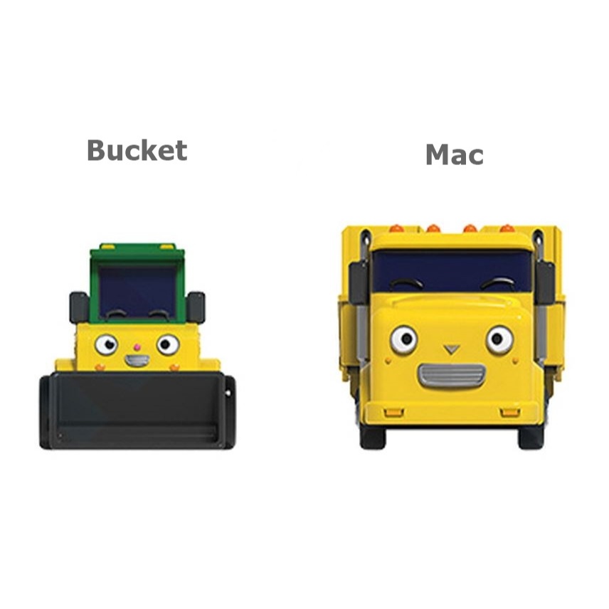 Conjunto Duplo Para Presente De Carro De Brinquedo TAYO the Little Bus (Tamanho 