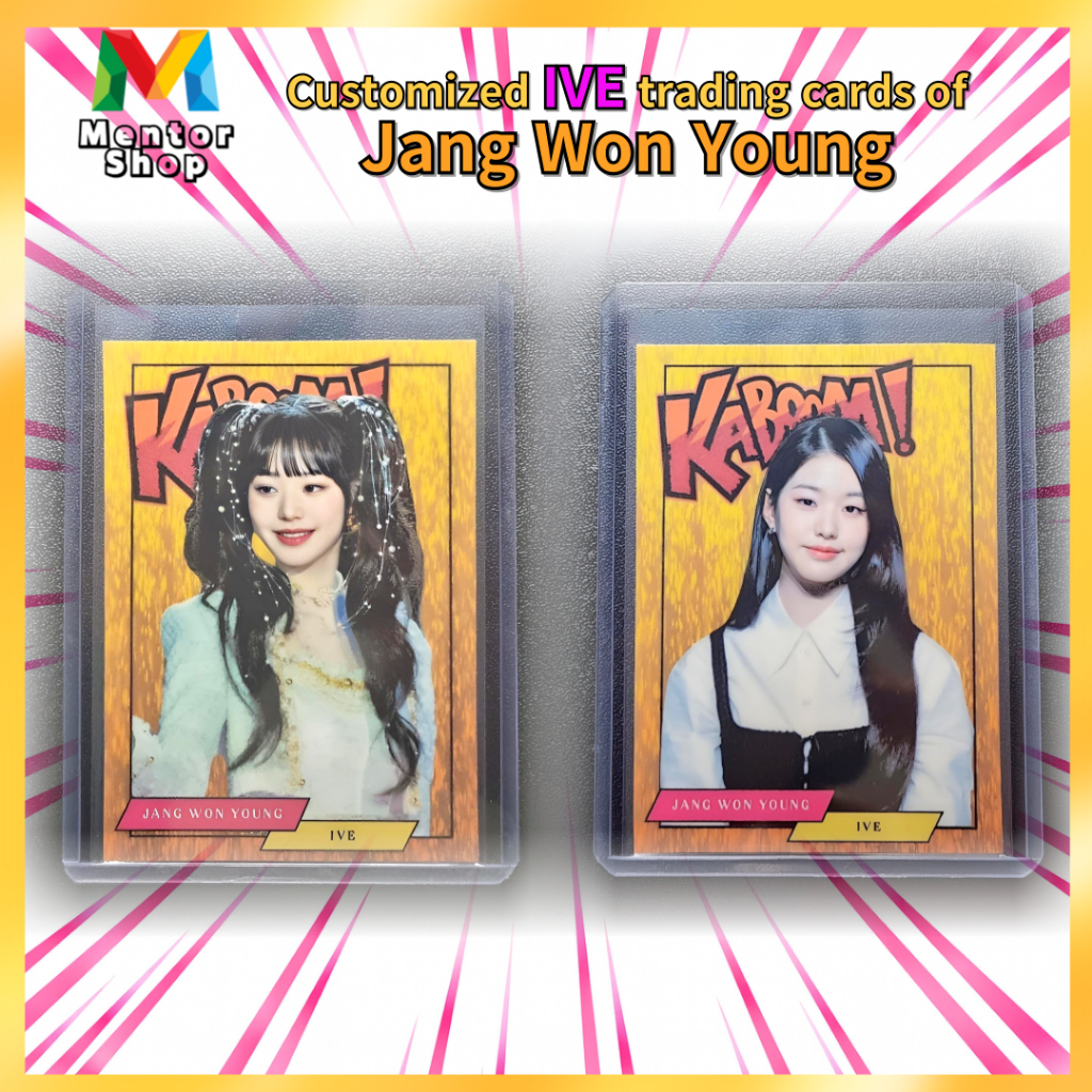 [Loja Mentor] ⭐ Cartão Personalizado Estilo KABOOM Premium De Jang Won Young (IVE) !