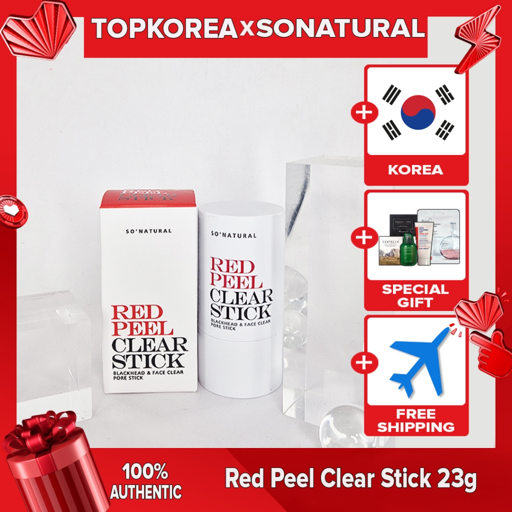 Tão natural Red Peel Clear Stick 23g TOPKOREA Envio Da Coreia