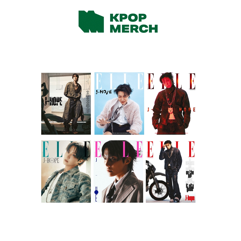 Revista BTS j-hope ELLE Edição Especial 2025.12 em Oferta na Shopee