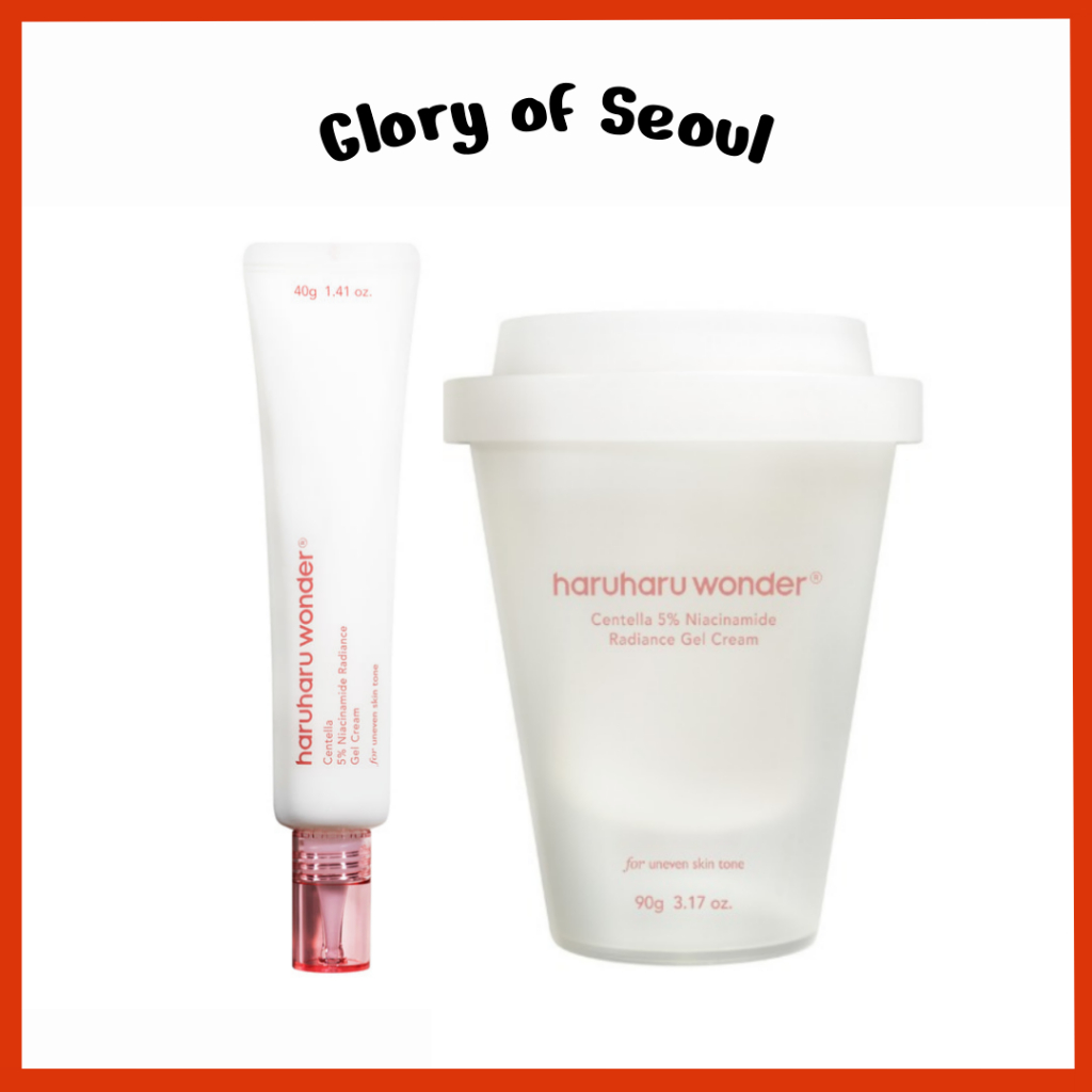 HARUHARU WONDER Centella 5% Niacinamide Radiance Gel Cream 40g, 90g em Oferta na Shopee