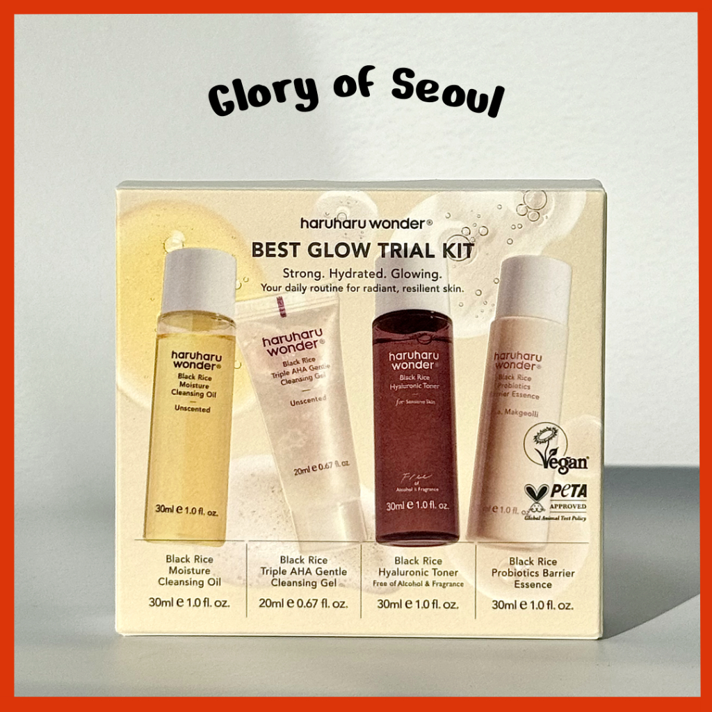 HARUHARU WONDER Best Glow Trial Kit em Oferta na Shopee