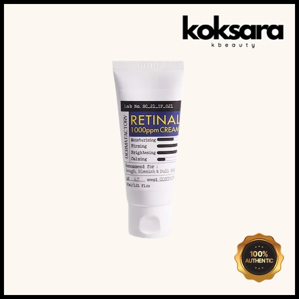Derma factory Retinal 1000ppm Cream 30ml