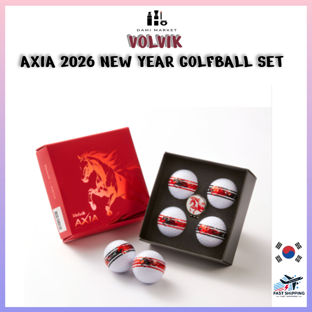 [VOLVIK] Conjunto De Bola De Golfe De Ano Novo 2026 (Edição Do Cavalo)