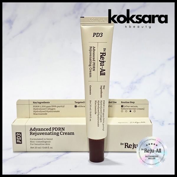 Dr.RejuAll Advanced PDRN Creme Rejuvenescedor 20ml , 5ml em Oferta na Shopee