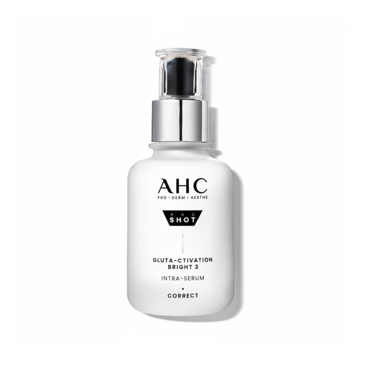 [AHC] Pro Shot Gluta Activation Bright 3 Intra Serum 40ml-Soro Facial Coreano Tone-Care Com Glutationa E Complexo Brilha