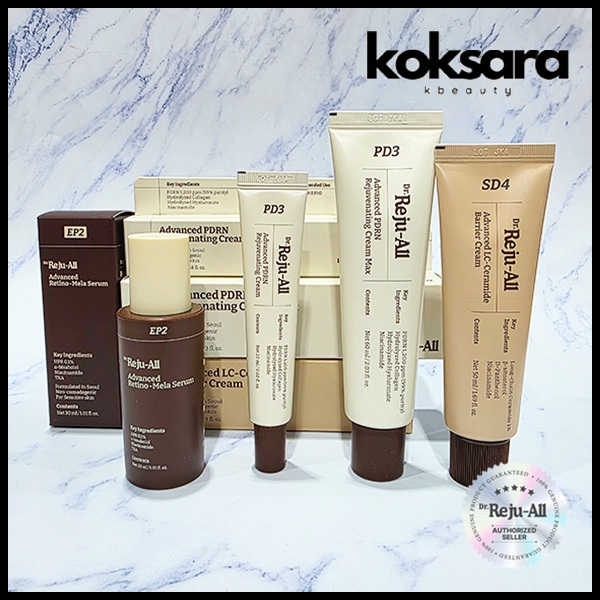 Dr.RejuAll Advanced PDRN Cream/LC-Ceramida Barrier Retino-Mela Serum em Oferta na Shopee