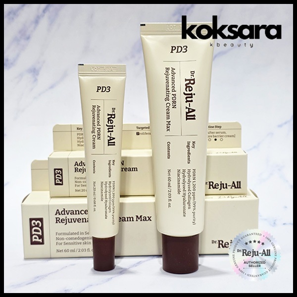 Dr.RejuAll Advanced PDRN Rejuvenating Cream 20ml 60ml em Oferta na Shopee