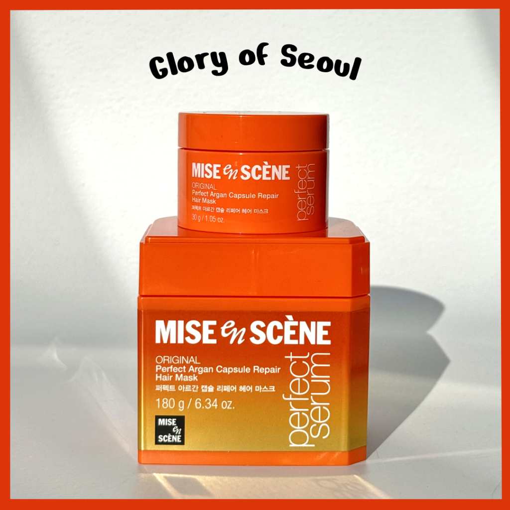 [NEW] Perfect Argan Capsule Repair Hair Mask Original, 180g / 30g (Mini) em Oferta na Shopee