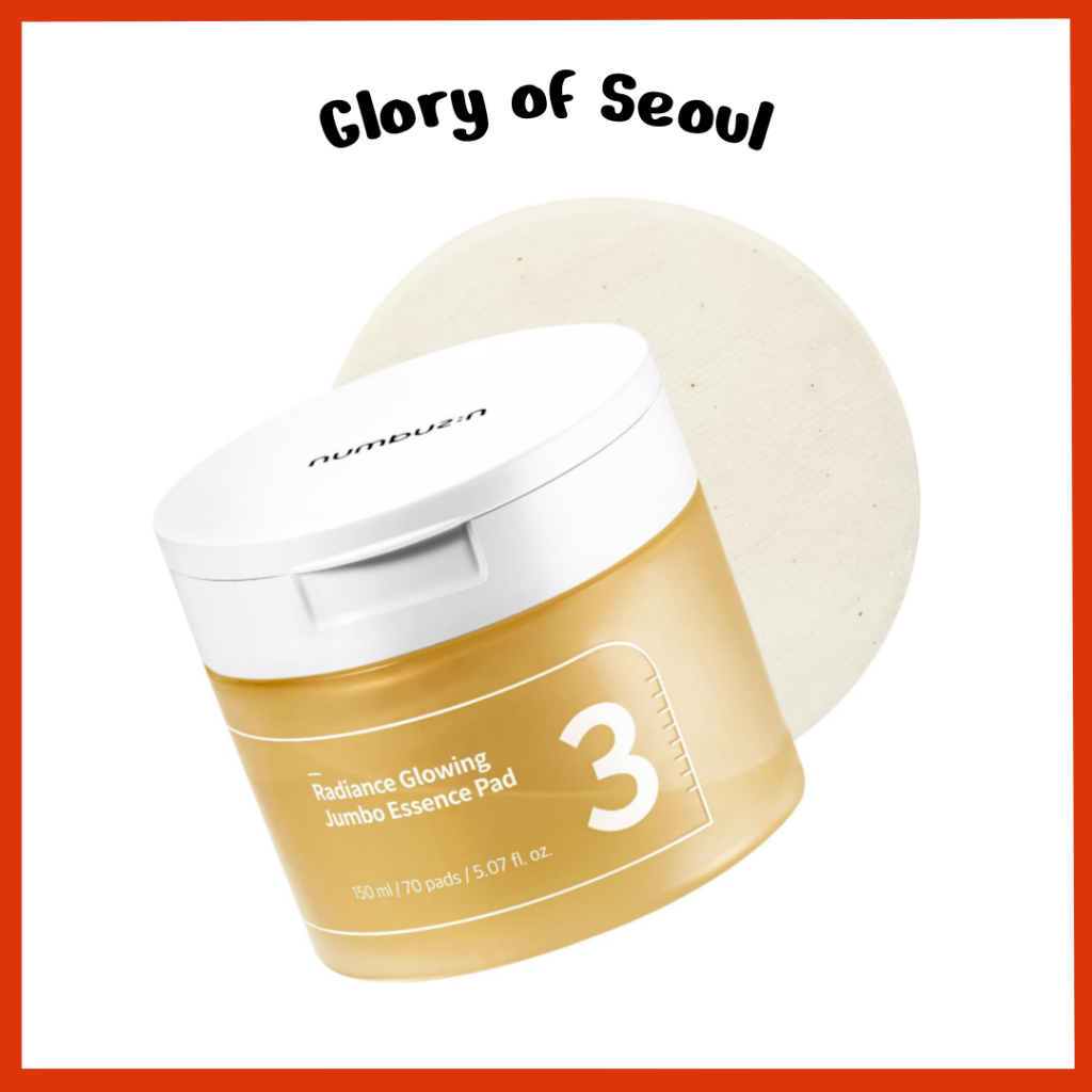 NUMBUZIN No . 3 Radiance Glowing Jumbo Essence 70 Almofadas em Oferta na Shopee