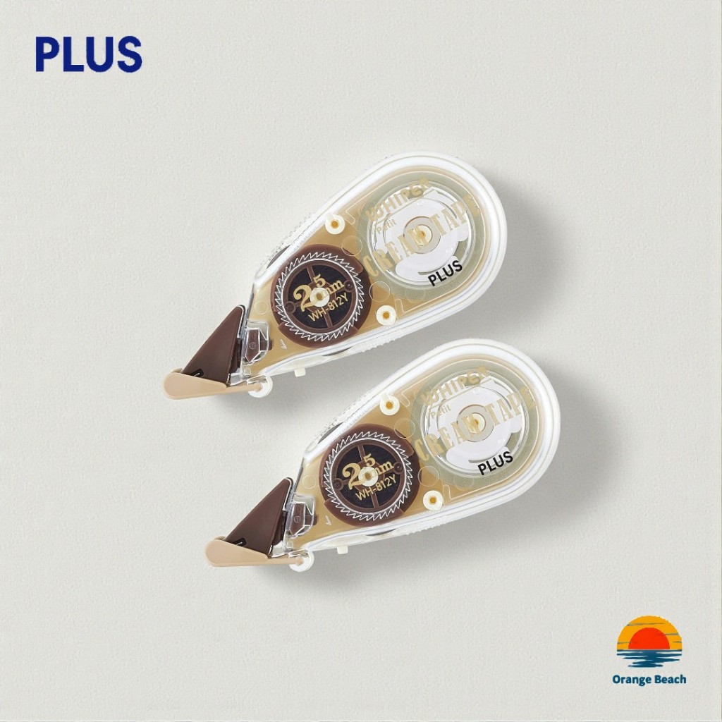 PLUS Whiper Petit Fita Corretiva Tom Creme/4 Larguras 2.5-6mm/Kit 2 Unid/Feita no Japao