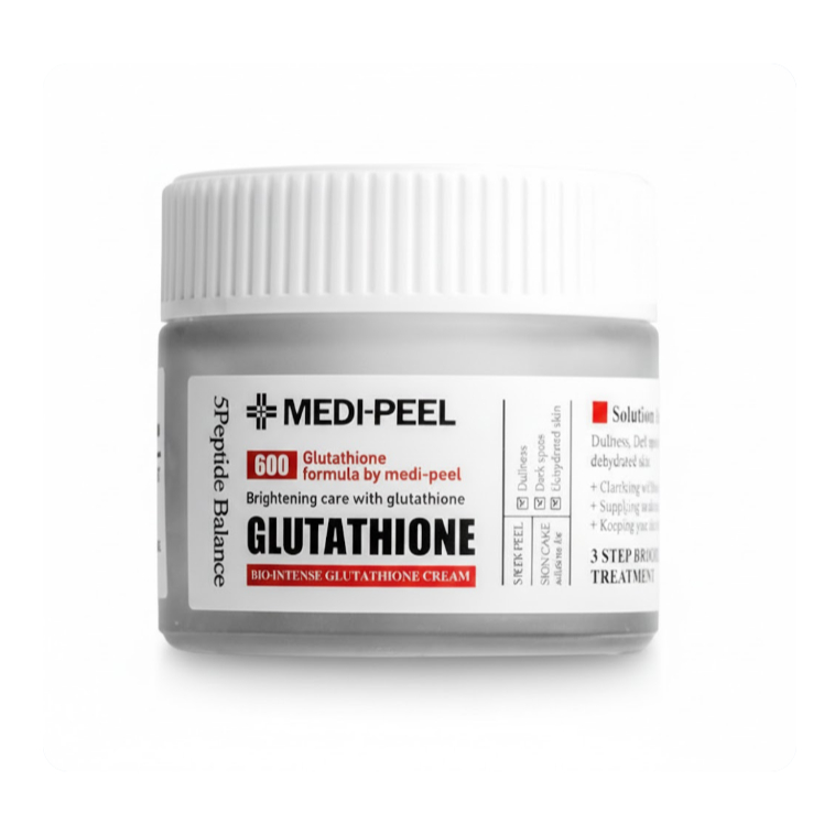 [Medi-Peel] Creme Branco Bio Intense Glutationa 50g-Hidratante Coreano Radiance Com E Complexo Iluminador | Cuidados A P