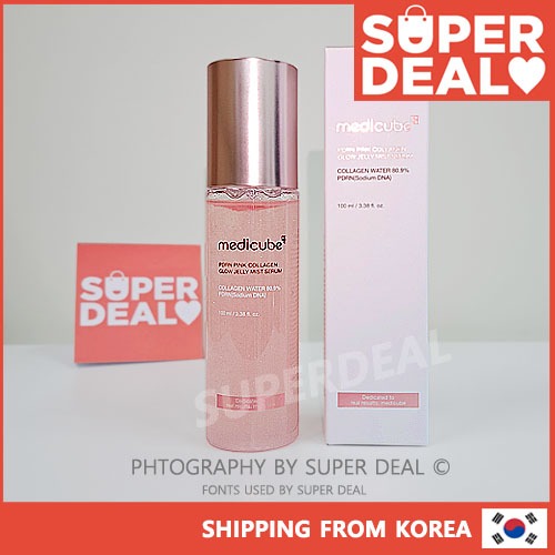 [Enviado da Coreia] Medicube PDRN Pink Collagen Glow Jelly Mist Serum 100ml em Oferta na Shopee