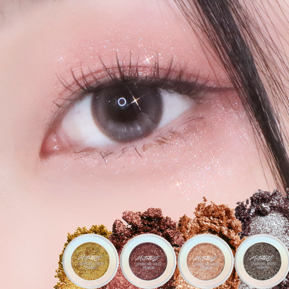 Touch in SOL Metallist Espumante Foiled Eye Pigment 1.3g Sombra Glitter De Longa Duração