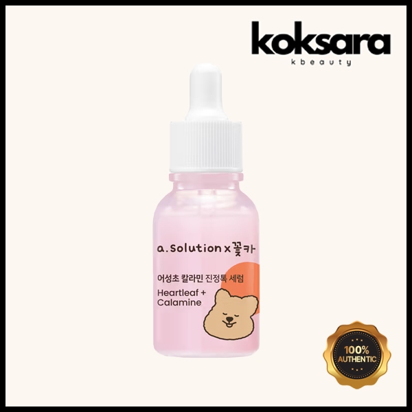 A Solution Eoseongcho Calamine Soothing Tox Serum 30ml x Flower Carton