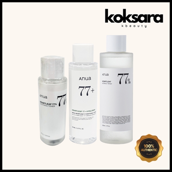 Anu heartleaf 77 % toner Calmante 40ml , 150ml , 250ml em Oferta na Shopee