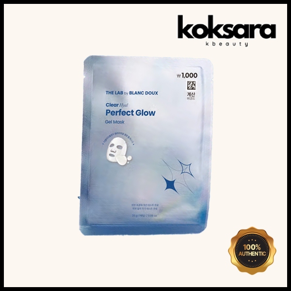 The Lab by Blanc Doux  Clear Hyal Glow Gel Mask 1 sheet x 25 g