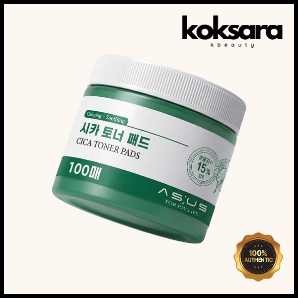 As:us Cica Calming Toner Pad 150g /100 Pads