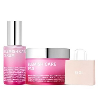 ISOI Blemish Care Rose Serum 35ml + Pad 60pcs Definido Para Manchas Escuras E Brilho