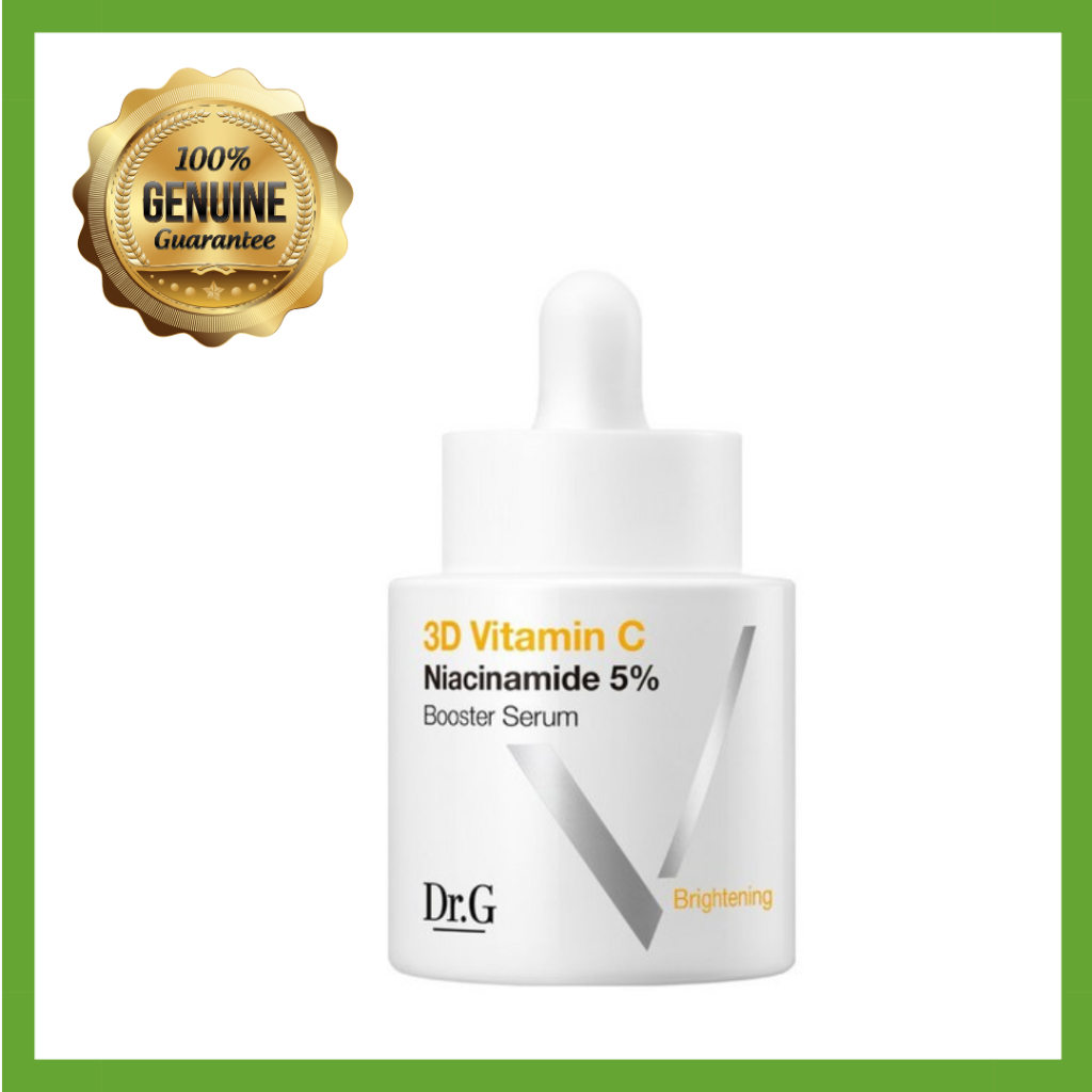 [100 % Autêntico K-Beauty] Dr.G 3D Vitamina C Niacinamida 5 Booster Serum 30ml-Soro Tonificante Triplo